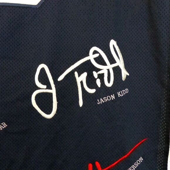 VTG NBA All Star Jersey 2XL Embroidered Autographs Jordan Kobe Lebron Magic Bird - Picture 14 of 16